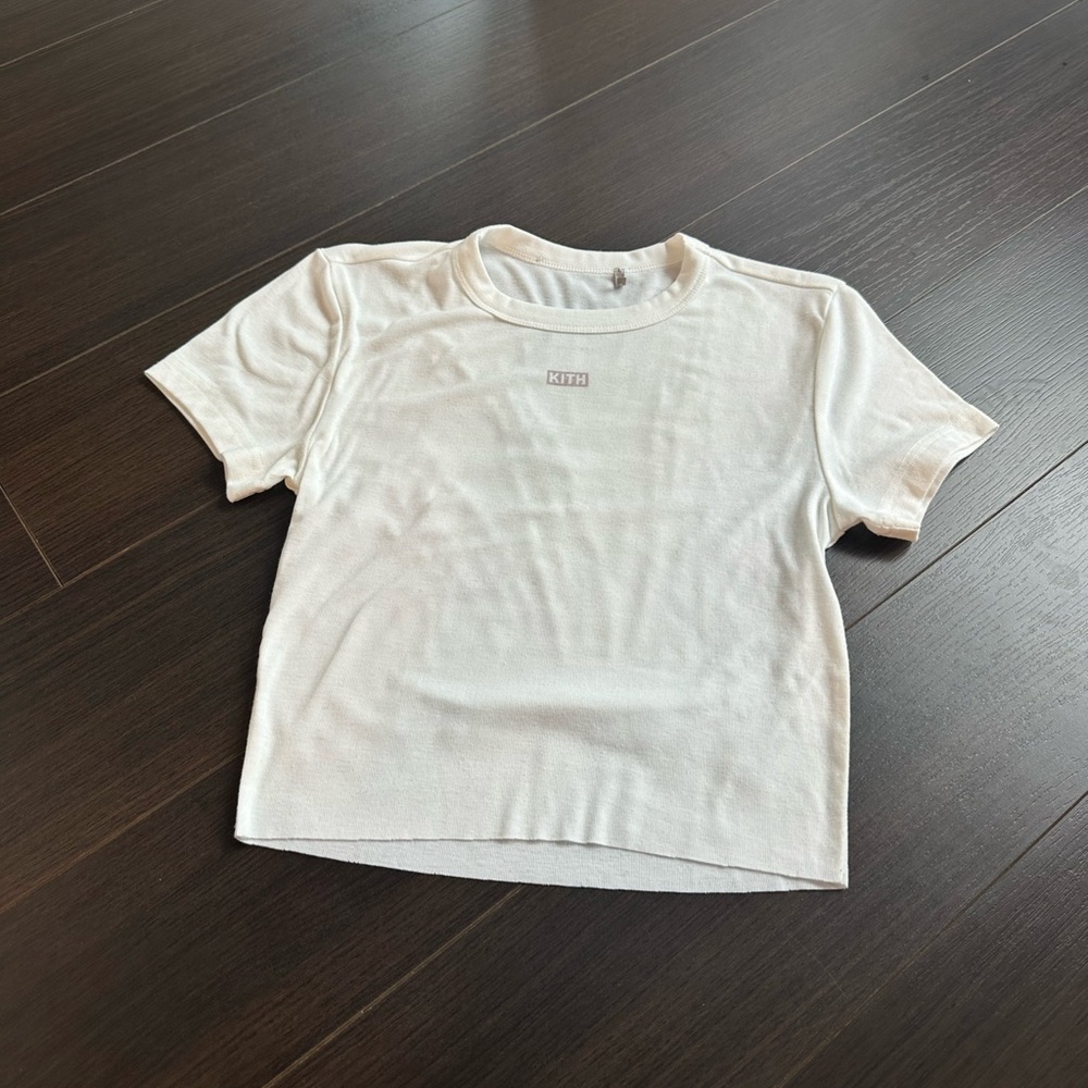 Kith Classic White Tee (Cropped)